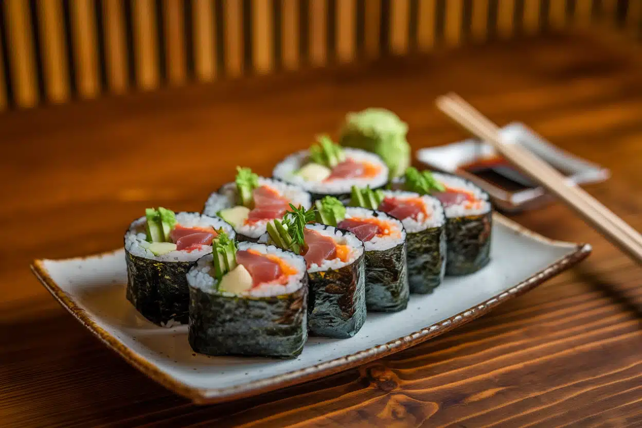 sushi rolls