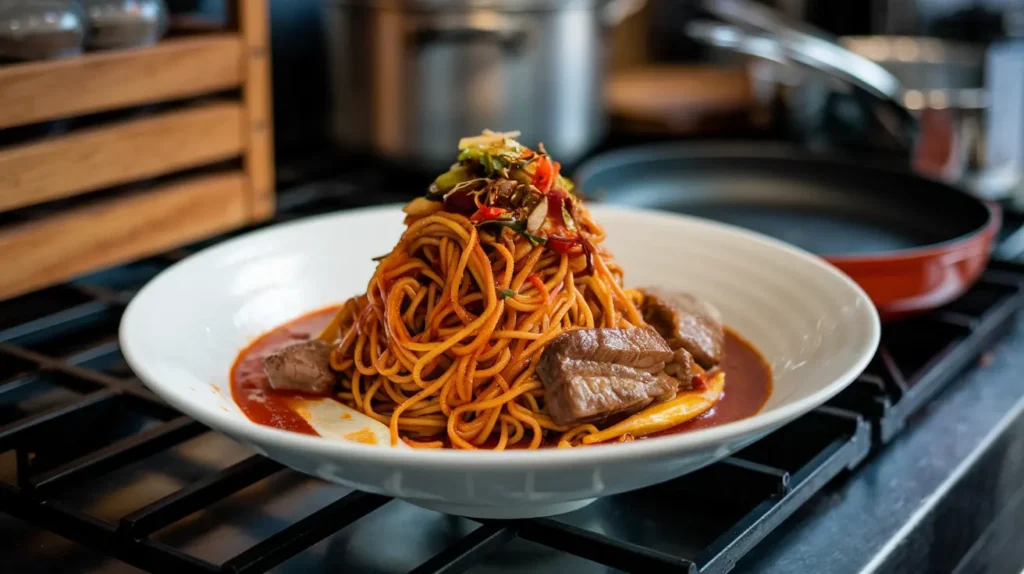 Italian Drunken Noodles
